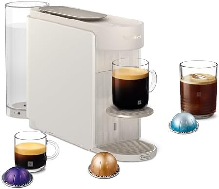 Nespresso De'Longhi Vertuo Up – Cafetera de Cápsulas con 7 Tamaño...