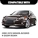 Aosky Headlights Assembly For 2008-2012 Honda Accord 4Dr Sedan Halogen Headlamp OE Style Driver & Passenger Side, Not fit Coupe or Crosstour