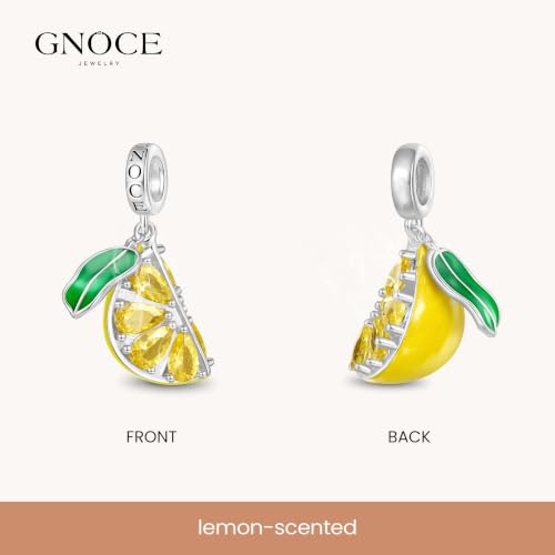 Image of GNOCE Food Themed Charm Beads Fit Charm Bracelet Necklace for Women