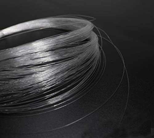 AZIMOM PMMA Plastic End Glow Fiber Optic Cable 0.25mm(0.01inch) 100m(328ft)/Roll for Star Sky Ceiling All Kind Led Light Engine Driver Source