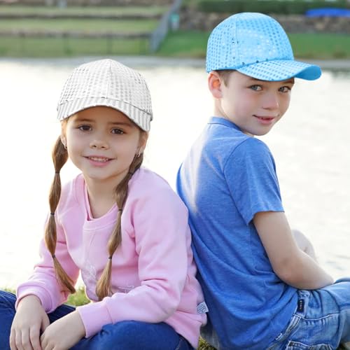 Sequined Baseball Cap for Kids Parent Child Party Hat2