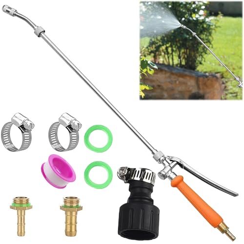 Hojalis Baguette de Pulvérisation, 72cm Lance Pulverisateur de Jardin, Baguette de Pulvérisation Universelle, Rechange Universelles en Laiton de 3/8