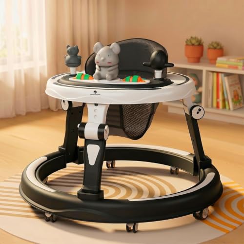 Image of StarAndDaisy Baby Walkers for 9 Months + Or 6-24 Month Baby Boy Girl /360Walker for Kids with 7 Level Height Adjustment /Walker for Baby with Switchable Food & Musical Toy Tray.