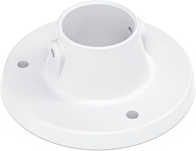 ANTOBLE Pool Ladder Deck Flange to Mount for Lumi O Above Ground Swimming Pool Ladder 99.0003, 2 in Deck Flange Swimming Pool Ladder Replacement Part Assembly Accessory, 1 Pack