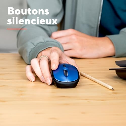 Souris compacte Trust Yvi+ pour ordinateur et Mac idéale pour le télétravail