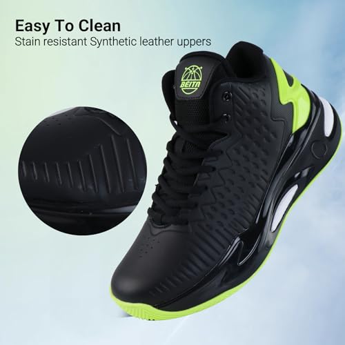 Image of Beita High Upper Basketball Shoes for Men Sneakers Breathable Sports Shoes Anti Slip