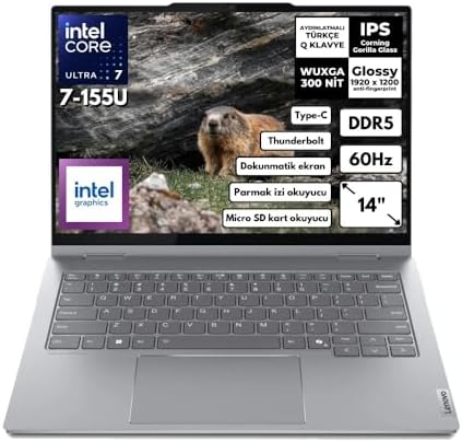 Lenovo ThinkBook 14 G4 IML 21MX002VTR Ultra 7 155U 16 GB 512 GB SSD Intel Graphics 14" WUXGA FreeDos - Görsel 1