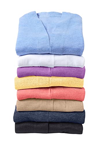 Woman Within Women's Plus Size Lightweight Open Front Cardigan Sweater - 3X, New Khaki Beige #TOP4