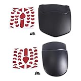 LLXINGYL Motorcycle Front Rear Fender Mudguard Extender Hugger Extension Refit Compatible with Yamaha XSR 900 XSR900 2022-2024 Parts