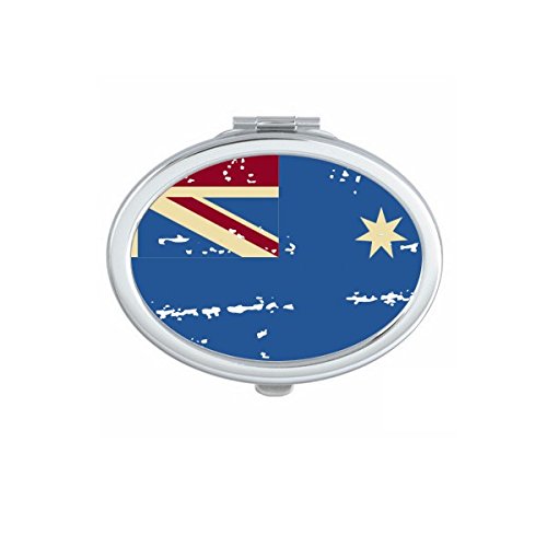 Miroir de poche compact et ovale style Australie rétro DIYthinker