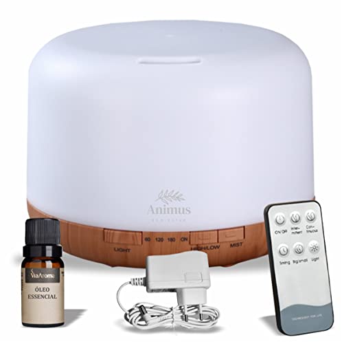 Aromatizador Difusor Elétrico Ultrassônico USB 500ml Animus Bem Estar
