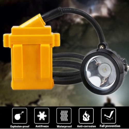Casco de seguridad portátil con faro LED impermeable contra la oscuridad 6