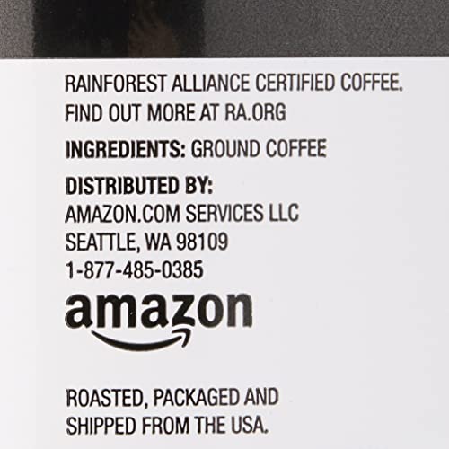 Amazon Brand - Happy Belly French Roast Canister Ground Coffee, Dark Roast, 24 Ounce #TOP6