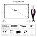 Projector Screen Outdoor, Vamvo Projector Screen with Stand Portable 120