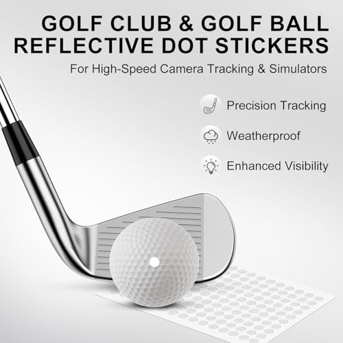 150 White Reflective Dot Stickers