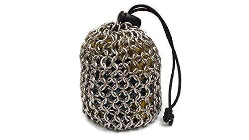 Stainless Steel Chainmail Dice Bag - Small