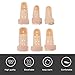 PartyKindom 6pcs Finger Straightener Aluminum Finger Splint Corrector for Deformities Sprain Relief Thumb Guard