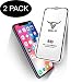 Produktbild ZIFRIEND 2 Stück Panzerglas für Apple iPhone X und XS 5D Full ScreeCover (X/XS Schwarz)