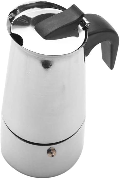 Miniatura 1 de IEASEkfj Espresso Machine Stainless Steel Latte Espresso Portable Coffee Maker Filter Coffee Pots