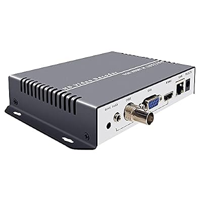 iseevy H.265 H.264 4K 1080P Video Decoder with HDMI VGA CVBS Output Support RTMP SRT RTSP UDP HTTP