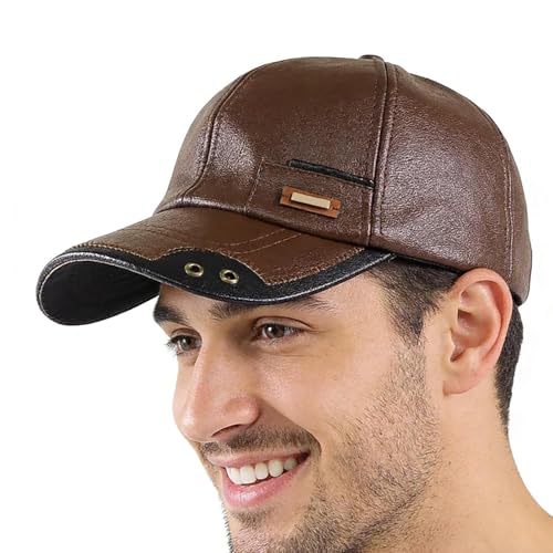 Chapeau de baseball en cuir coupe-vent idéal pour randonnée et camping