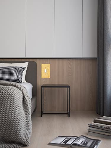 Cubierta de placa de pared dorada con diamantes de imitación para interruptor de luz de salón 6