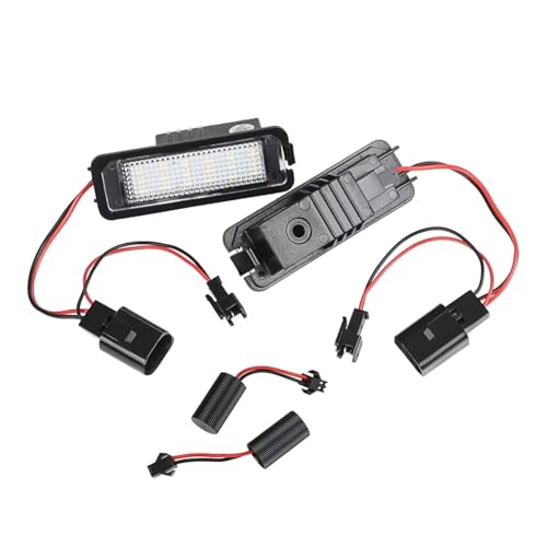 Luz para matrícula trasera compatible con VW Golf 6 Passat Eos plafón nocturno 1K8943021C 1