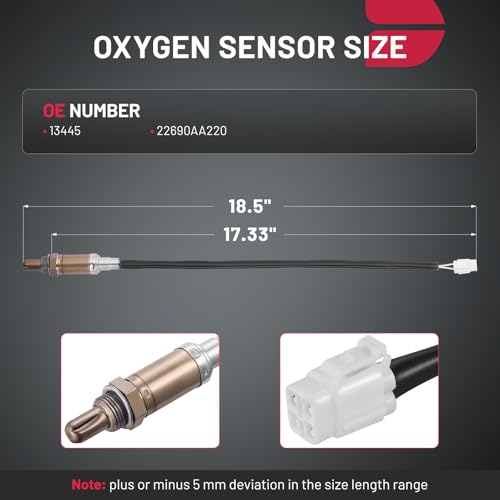 Sensor de Oxígeno BDFHYK Compatible Subaru Impreza Legacy miniatura 3