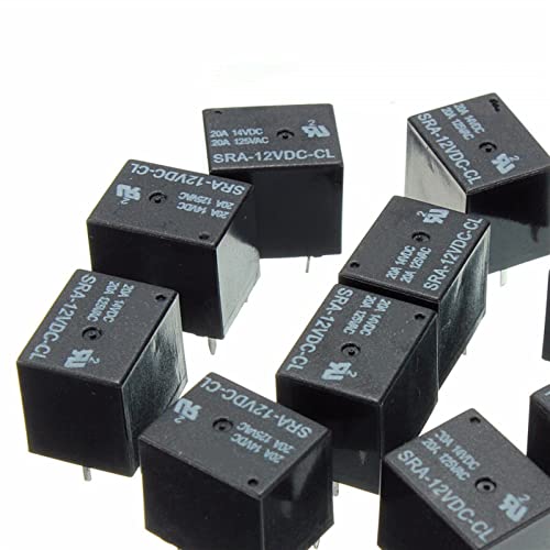 Relés pines 20A SRA-12VDC-CL de alta capacidad para protección de motores