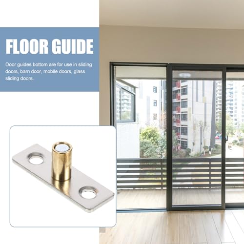 CLISPEED Guia De Porta De Celeiro 6 Peças Hardware De Metal Resistente Rolha De Porta Cobre E Ferro