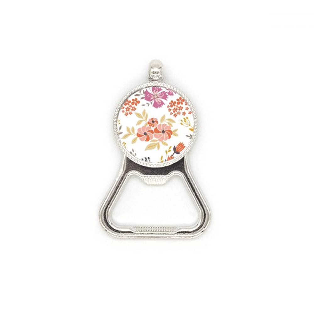Décapsuleur acier inoxydable fleur art déco ouvre-bouteille métal