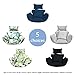 Qaworci Egg Chair Cushion, Swing Egg Chair Cushion, Cushions for Hanging Egg Chair, Removable and Washable Hanging Chair Cushion,with Zipper (Black)