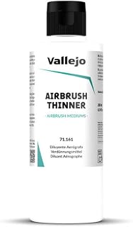 Vallejo Airbrush Thinner 200ml - Acrylic Paint Thinner for Smooth Airbrush & Brush Application