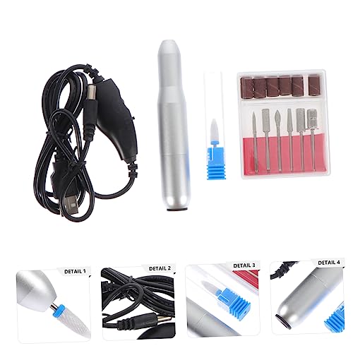 Ponceuse à ongles électrique rechargeable appareil de manucure et embouts VICASKY - 4