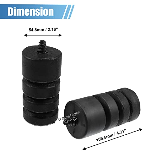 X AUTOHAUX Kit de batente de pneu sobressalente para Jeep Wrangler JK JL 2007-2017 Suporte de pneu s