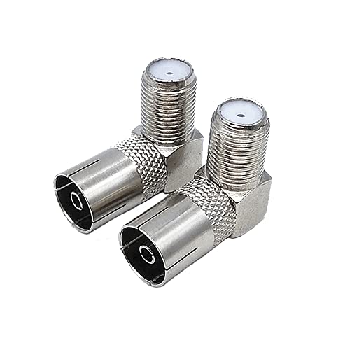 Aerzetix - C52714 - Set di 5 divisori/separatori/spine di antenna femmina per cavo coassiale TV Aerzetix - C52714 - Set di 5 divisori/separatori/spine di antenna femmina per cavo coassiale TV