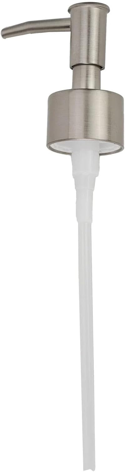 Soap Dispenser for Kitchen Sink Dispensers Soap Dishes Tube Pump Head Bathroom Spray 28 Teeth Thread ABS Plastic Shower Lotion(Bright Black)