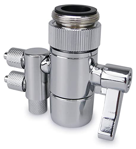 smardy Universal Wasseranschluss Set DUO - Wasserhahn Umschaltventil mit Adapter M22xM24 für...