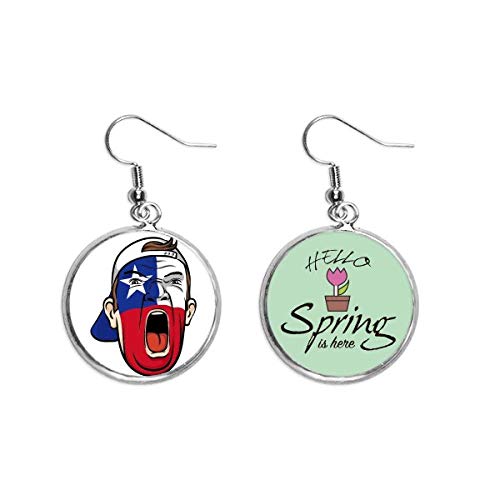 Pendientes de Chile colgantes ideales para festivales y maquillaje de primavera