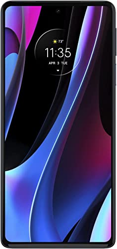 Image of Motorola Moto Edge+ Plus 2022, 256GB + 8GB RAM, Cosmos Blue - Locked to Verizon (Renewed)