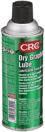 CRC Dry Graphite Lube 10 oz Aerosol Can Black