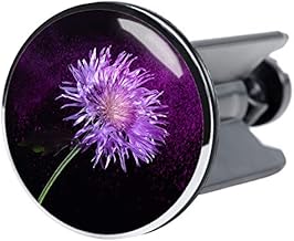 Sanilo Sink Plug 40 mm, Many Different Drain Plugs, Easy to Insert into the Wash Basin (Purple Dust)