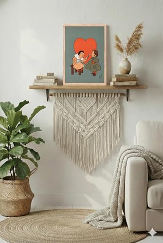Image of BLINKART Wiliam Moris Aesthetic Modern Art Walls With Frame | Natural Wood Texture | Living Room Bedroom Office Wall Decoration | Poster Home Decor Frames Wall Bedroom | 12x8 Inches (D396)