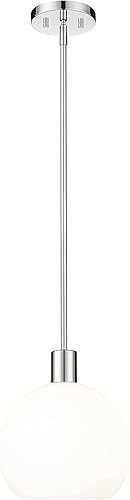 Miniatura 4 de Z-Lite 7500P10-PN Margo - 1 colgante de luz en estilo moderno - 11 pulgadas de alto y 9.75 pulgadas de ancho, color acabado níquel pulido, color