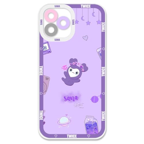 SANA Lovely �X�}�z�P�[�X TWICE �g�D���C�X �ϏՌ� �\�t�g iPhone15promax�ɑΉ����� �g�уJ�o�[ �N���A �ϏՌ� �l������~�� �����Y�ی� �X�����h�~ ����~�� �y��