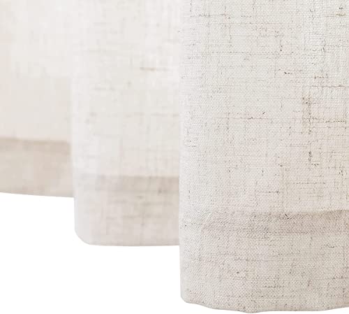 Vangao Scheibengardinen Modern Küche Bistrogardine 2er Set 65Bx115Hcm Beige – Ansicht 4
