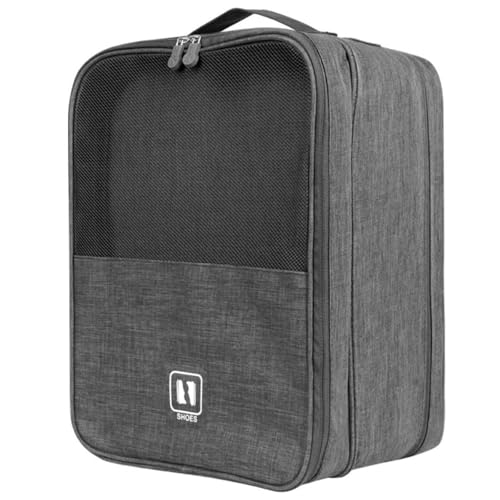 Organizador de Maleta, Bolsa de Zapatos de Viaje, Organizador de Zapatos Trainer,Bolsas de Zapato Portátiles, Maleta de Viaje, con Cierre de Cremallera, Adecuado para Deportes, Golf (B)