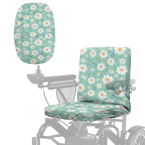 Poceacles Mobility Pokrowiec na siedzenie hulajnogi, miękkie, wygodne pokrowce na siedzenia dla osób starszych, antypoślizgowy pokrowiec na elektryczny wózek inwalidzki, zapobiega blaknięciu słońca