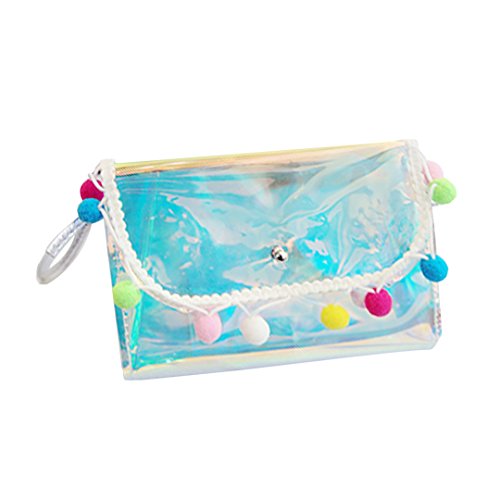 Mily Silver Hologram Mini Handbag Purse Wallet