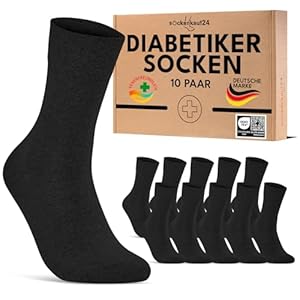 sockenkauf24-10-Paar-Diabetikersocken-fuer-Herren-Damen-ohne-Gummibund-ohne-Naht-aus-Baumwolle-Diabetiker-Socken-mit-Komfortbund-ohne-Gummi